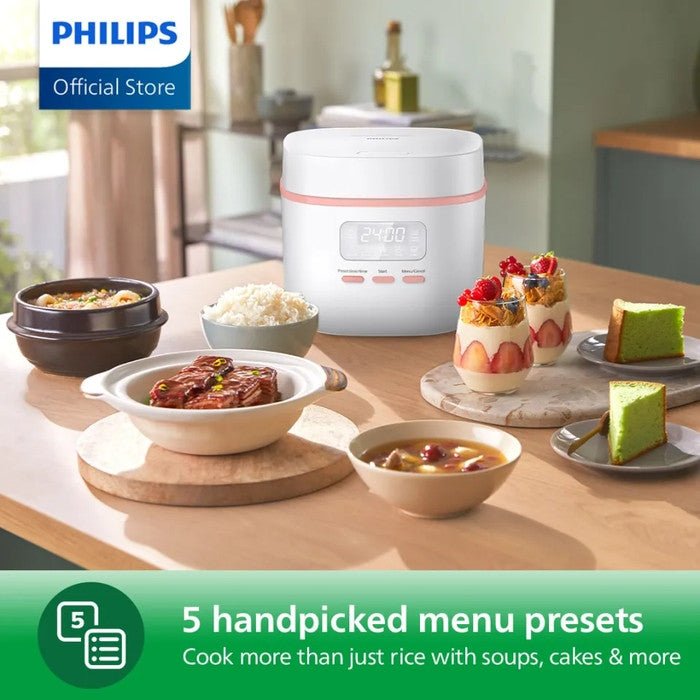 Philips HD3064/62 Mini Rice Cooker 0.54L | TBM Online
