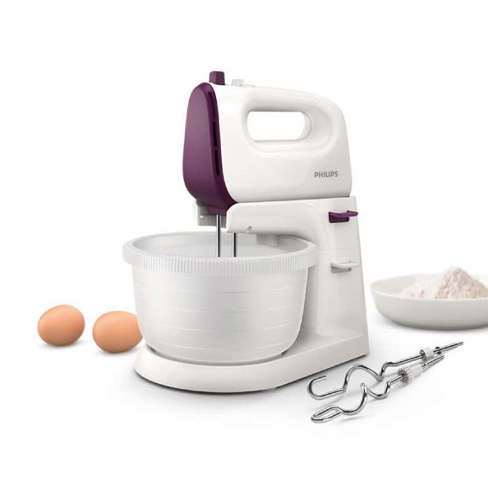 Philips HR3745/11 Stand Mixer 400W 3L Bowl 5 Speeds + Turbo | TBM - Your Neighbourhood Electrical Store