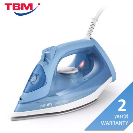 Philips DST3020/26 Steam Iron Ceramic Solepla 3000 Series 2300W Blue | TBM Online