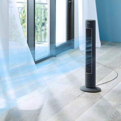 Philips CX5535/11 Tower Fan 5000 Series Dark Grey 40W | TBM Online