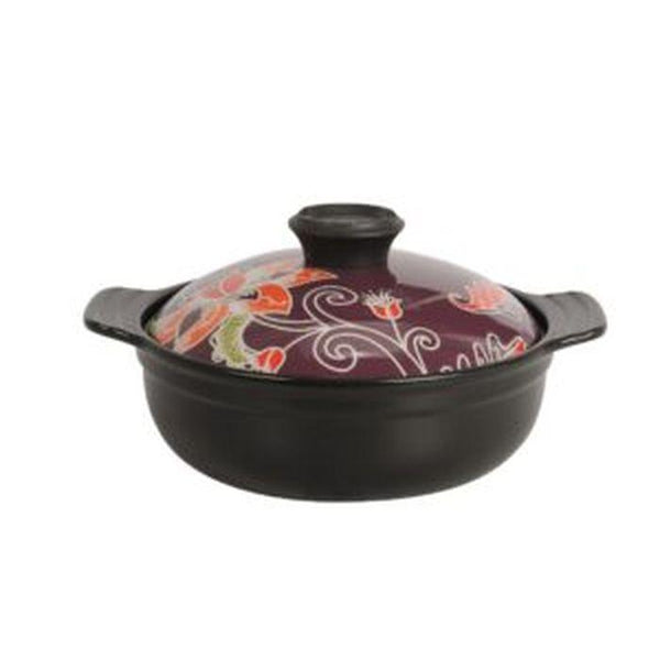 Color King 3339-2800 PURPLE Batik Ceramic Stock Pot 2800ML Purple | TBM Online