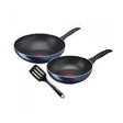 Tefal B266S3 Clear Cook 3-PCS Set Frypan 26CM/Wokpan 28CM/Small Spatula | TBM Online