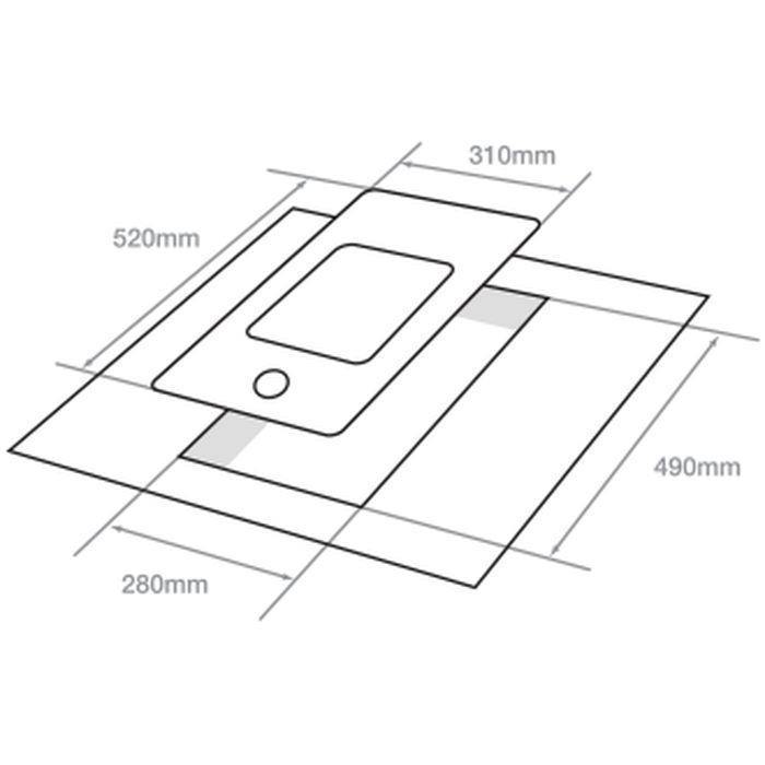 Elba EDH-F3302G(BK) Built-In Domino Hob | TBM Online