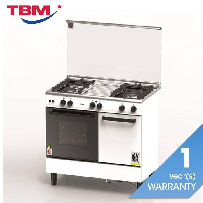 Zanussi ZCG932W Gas Cooker 3B Electric Oven | TBM Online
