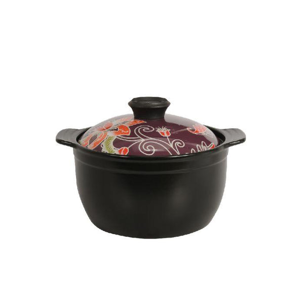 Color King 3338-4500 PURPLE Batik Ceramic Stock Pot 4500ML Purple | TBM Online