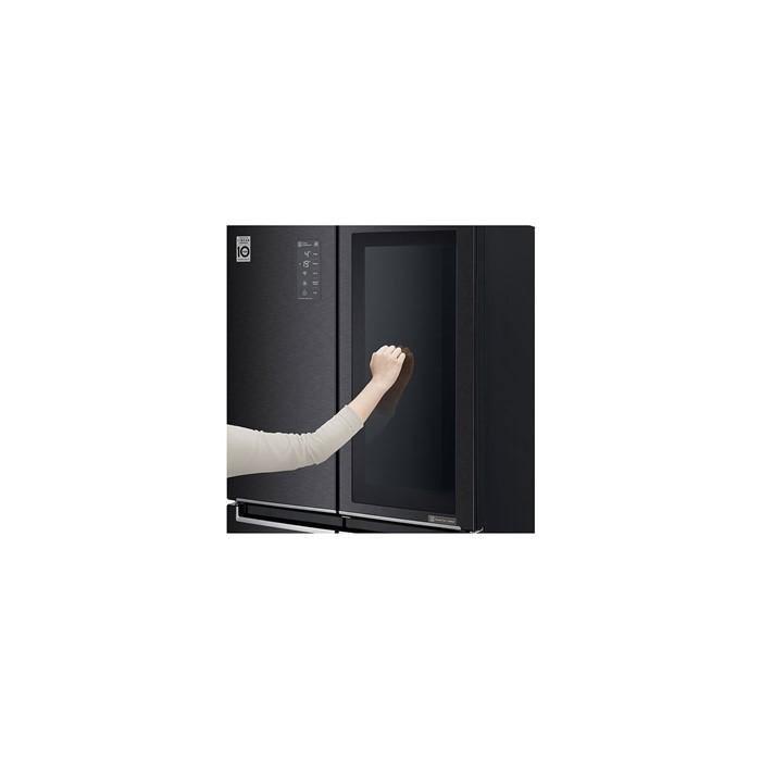 LG GC-Q22FTQKL Fridge 4 Doors G594L Instaview Inverter Liner Door Cooling Led Hygiene Fresh Matte Black Steel | TBM Online