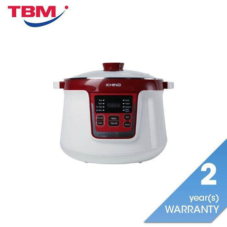Khind DB32N Double Boiler 3.2L Ceramic Pot White | TBM Online