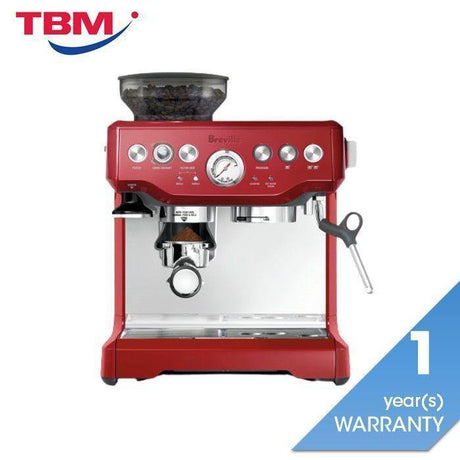 Breville BES870CRN Espresso Maker Red | TBM Online