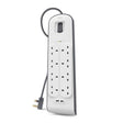 Belkin BSV804SA2M Socket 8 Way Surge + 2.4A Usb Protection 2 Meter | TBM Online