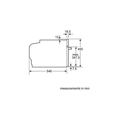 Bosch CMG633BS1B Built-In Mwo G34L 1000W 45Cm | TBM Online