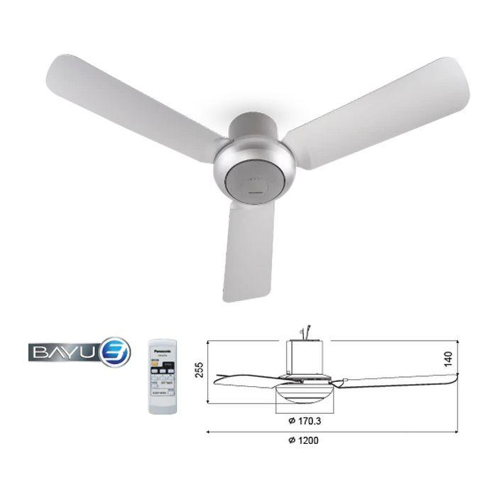 Panasonic F-M12D2VBHH Ceiling Fan 48" Baby Fan | TBM - Your Neighbourhood Electrical Store