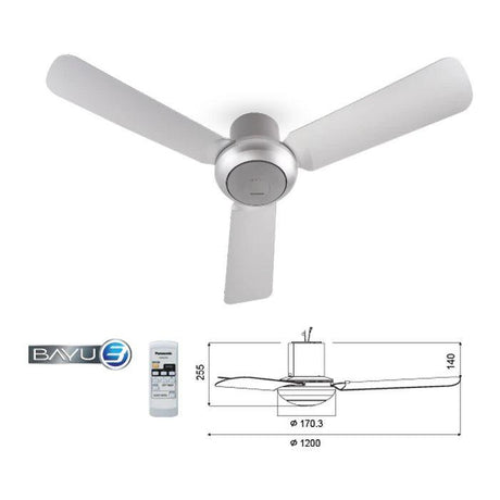 Panasonic F-M12D2VBHH Ceiling Fan 48" Baby Fan | TBM Online
