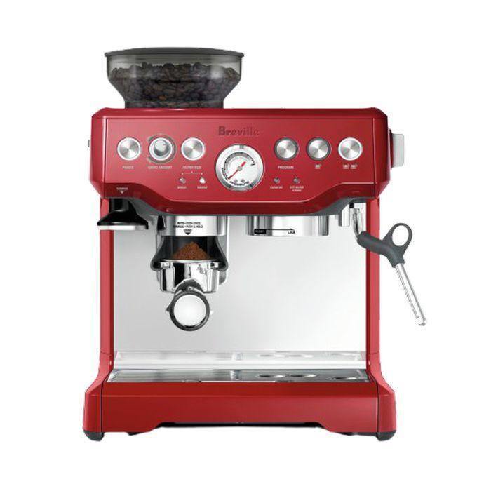 Breville BES870CRN Espresso Maker Red | TBM Online