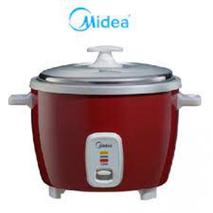MIDEA MR-GM10SDA-R CONVENTIONAL RICE COOKER 1.0L RED | TBM Online