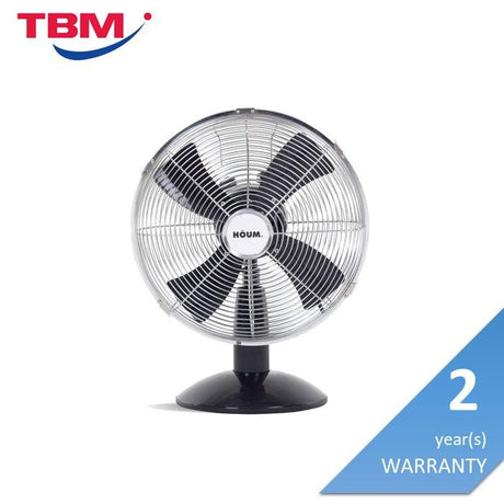 Houm R12 BLACK Table Fan 12" Retro Series | TBM Online
