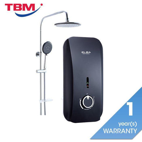 Elba EWHR-E3883AC(GB) Elba Water Heater With Ac Booster Pump 3.6Kw Galaxy Black | TBM Online