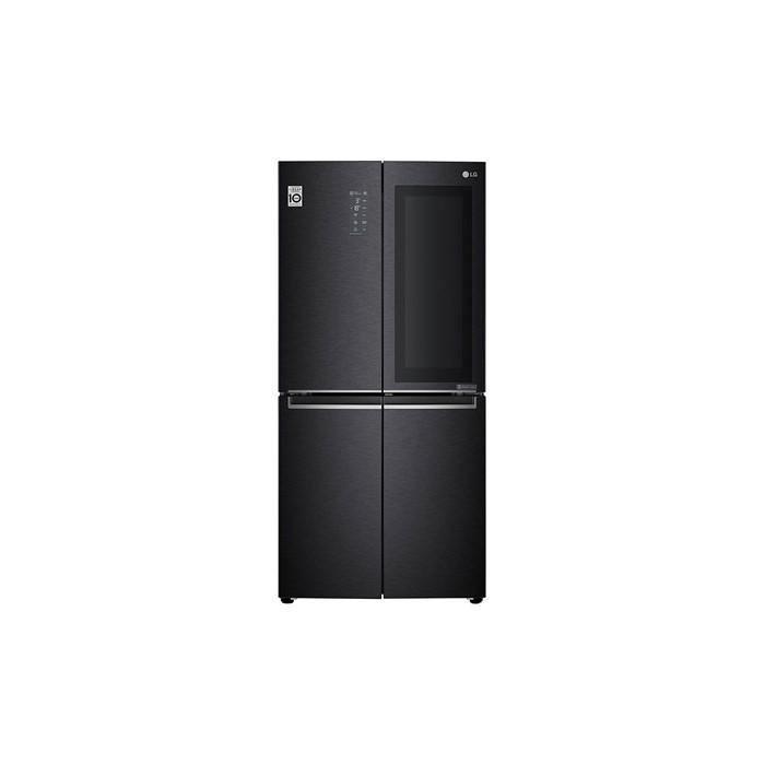 LG GC-Q22FTQKL Fridge 4 Doors G594L Instaview Inverter Liner Door Cooling Led Hygiene Fresh Matte Black Steel | TBM Online