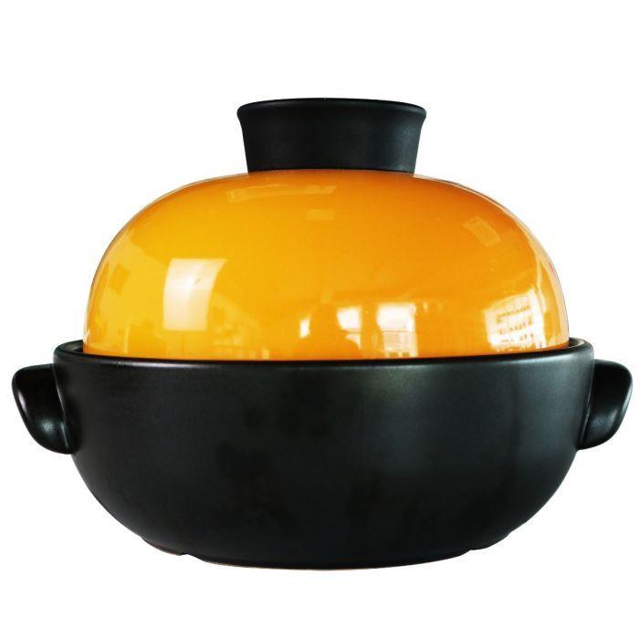 Color King LPT-1805 OR Braising Pot 1500ML + Stock Pot 2200ML + Steamer Tray Combo Set Orange | TBM Online