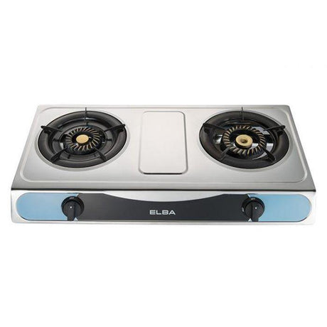 Elba EGS-F7112(SS) Gas Stove 2 Burners 100Mm X 120Mm | TBM Online