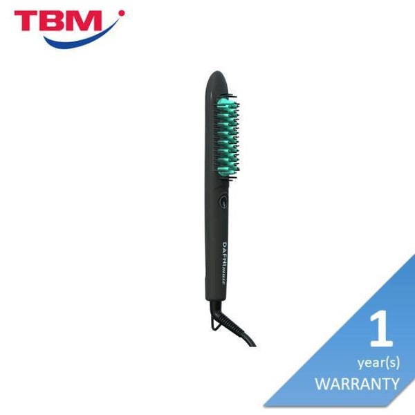 【美品】DAFNI MINI HAIR STYLING HOT BRUSH DAFNI（ダフニ） へアアイロン ミニ ブラシ型 時短 ヘアケア器具 簡単