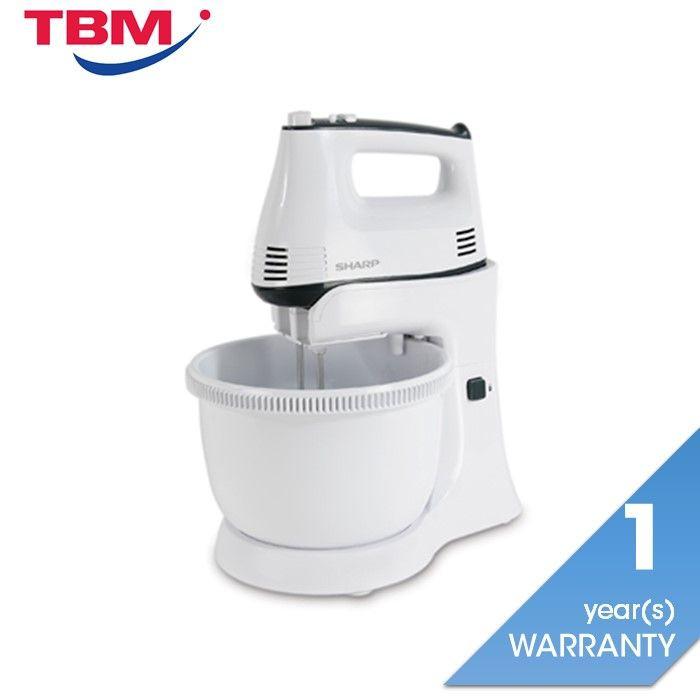Sharp EMS60WH Stand Mixer Turbo 5Spd 3.4L | TBM - Your Neighbourhood Electrical Store