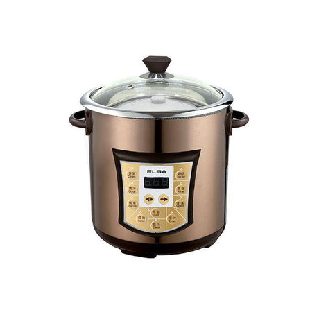 Elba ESP-E6025C(SS) Slow Cooker 800W G6.0L Keep Warm Function | TBM Online