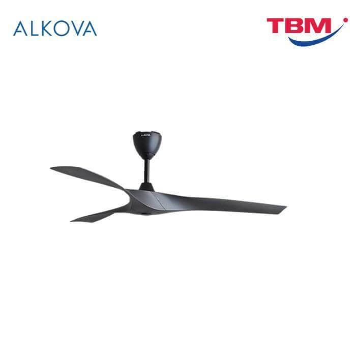 Alkova AXIS 3B/56 MATT BLACK/CARBON FIBER Ceiling Fan 56" 3 Blades with Remote Matt Black/Carbon Fiber | TBM Online