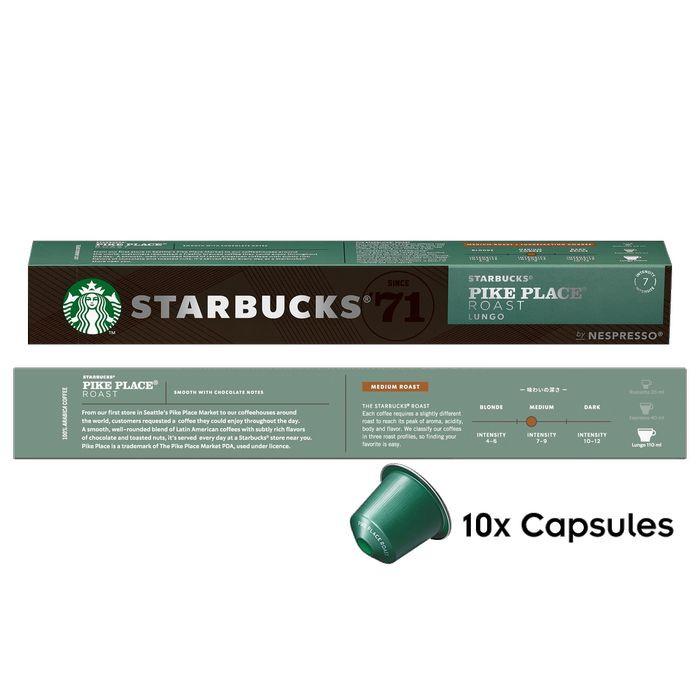 Starbucks 6200493 Nespresso Pike Place Roast Capsules | TBM Online