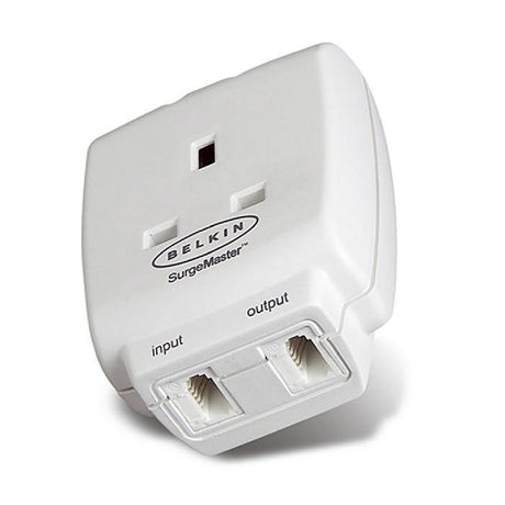 Belkin F9H110VSACW Mastercube 1 Way Surge W Tel Protection | TBM Online