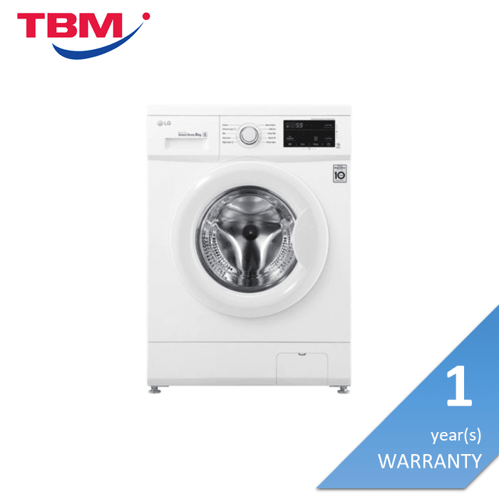 LG WD-MD8000WM Washer Front Load 8.0Kg | TBM - Your Neighbourhood Electrical Store