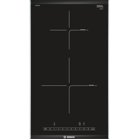 Bosch PIB375FB1E Domino Hobs 30Cm Induction Ceramic Hob 2 Zones | TBM Online