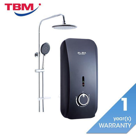 Elba EWHR-E3885DC(GB) Water Heater With Inverter Silent Dc Pump 3.6Kw Galaxy Black | TBM Online