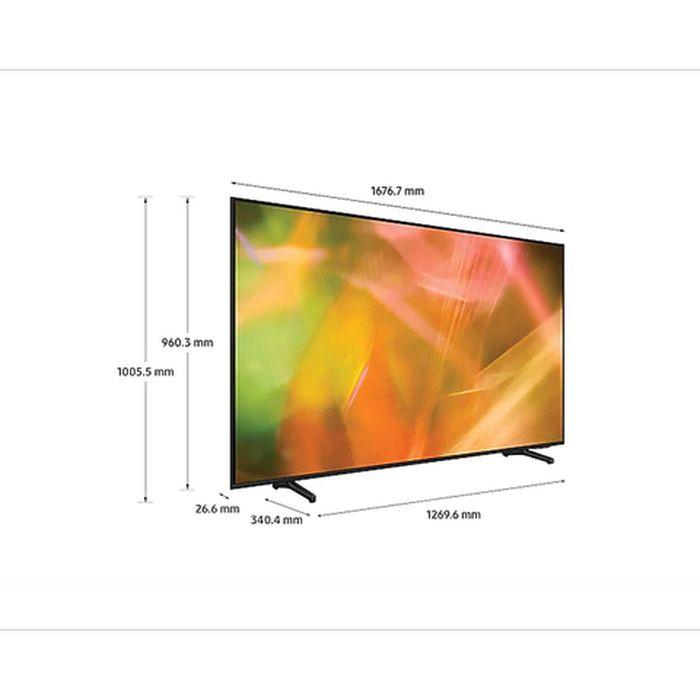 Samsung UA75AU8000KXXM 75" 4K Crystal UHD TV | TBM Online