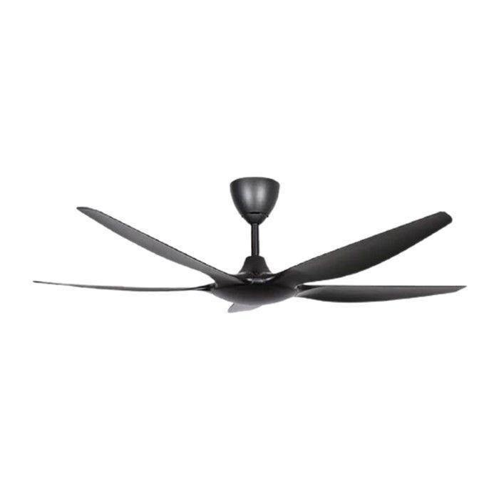 lpha AX60 5B/56 MATT BLACK Ceiling Fan 56" 5 Blades With Remote Matt Black | TBM - Your Neighbourhood Electrical Store