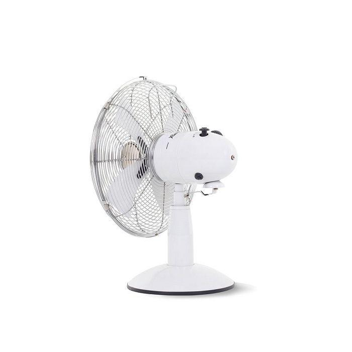 Houm R12 WHITE Table Fan 12" Retro Series | TBM Online