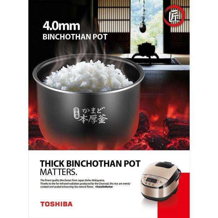 Toshiba RC-18DR1NMY Jar Rice Cooker Digital 1.8L Pot Thick 4.0MM | TBM Online