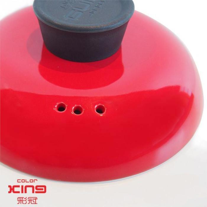 Color King 3233-3200 RED Shangchu Stock Pot 3200ML Red | TBM Online