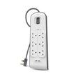 Belkin BSV604SA2M Socket 6 Way Surge + 2.4A Usb Protection 2 Meter | TBM Online