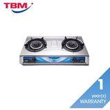 Zenne KGS401C-SS Gas Stove 2 Burner Twister Ss | TBM Online