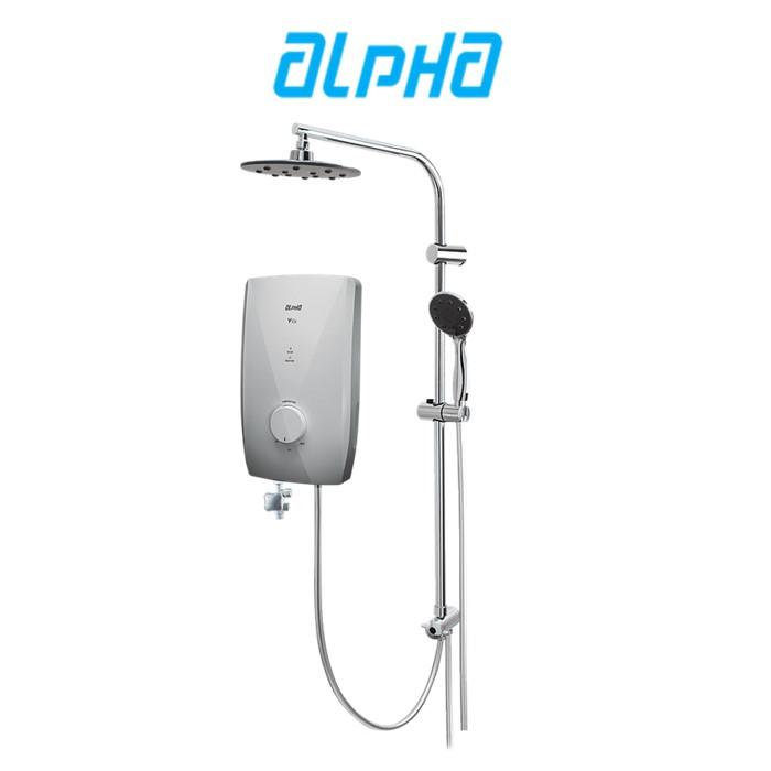 Alpha V10I PLUS R/S BIANCO Home Shower Rain Shower Double Relay Elsd With Dc Pump Bianco | TBM Online