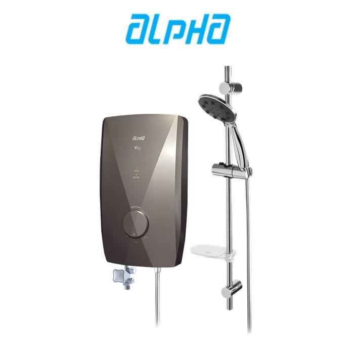 Alpha V10I OLIVE Home Shower Double Relay Elsd With Dc Pump Olive | TBM Online