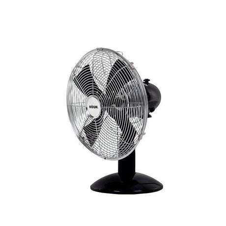 Houm R12 BLACK Table Fan 12" Retro Series | TBM Online