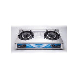 Zenne KGS401C-SS Gas Stove 2 Burner Twister Ss | TBM Online
