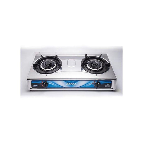 Zenne KGS401C-SS Gas Stove 2 Burner Twister Ss | TBM Online