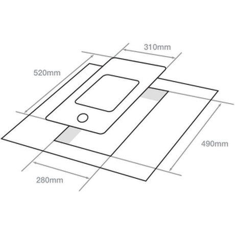 Elba EDH-F3401G(BK) Built-In Domino Hob | TBM Online