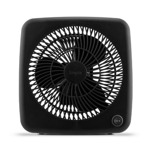 Smple GLYN 7 BLK Personal Box Fan 7" Black | TBM Online