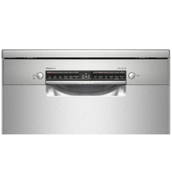 Bosch SMS4IVI01P Dishwasher 12 Place Settings Silver Inox | TBM Online