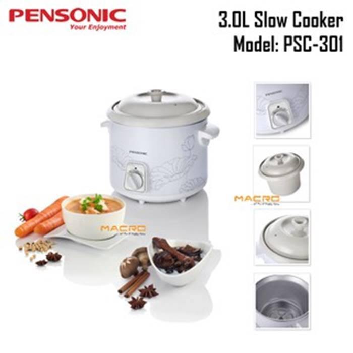 Pensonic PSC-301 Ceramic Slow Cooker 3.0L 220-240V Working Indicator | TBM Online