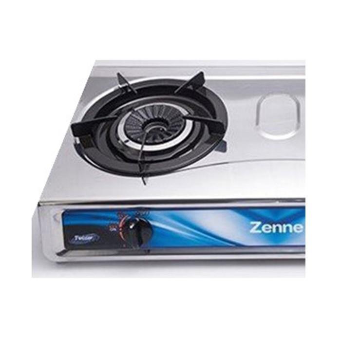 Zenne KGS301C-SS Gas Stove 2 Burner Twister Ss | TBM - Your Neighbourhood Electrical Store