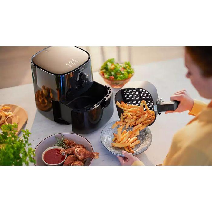 Philips 3000 series HD9257/80 fryer Double 5.6 L Stand-alone 1700 W Hot air  fryer Black